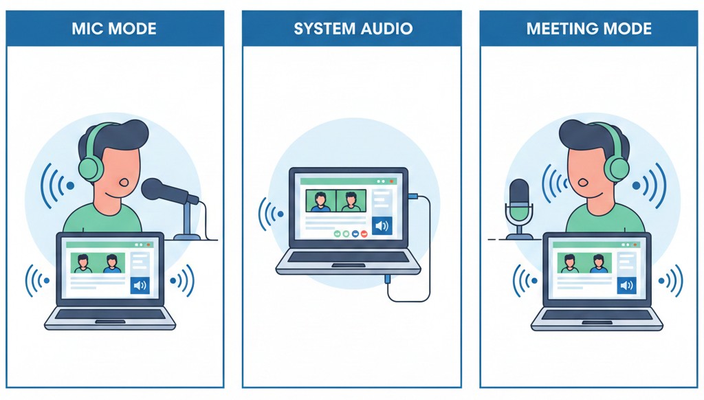 Choose your Audio Source